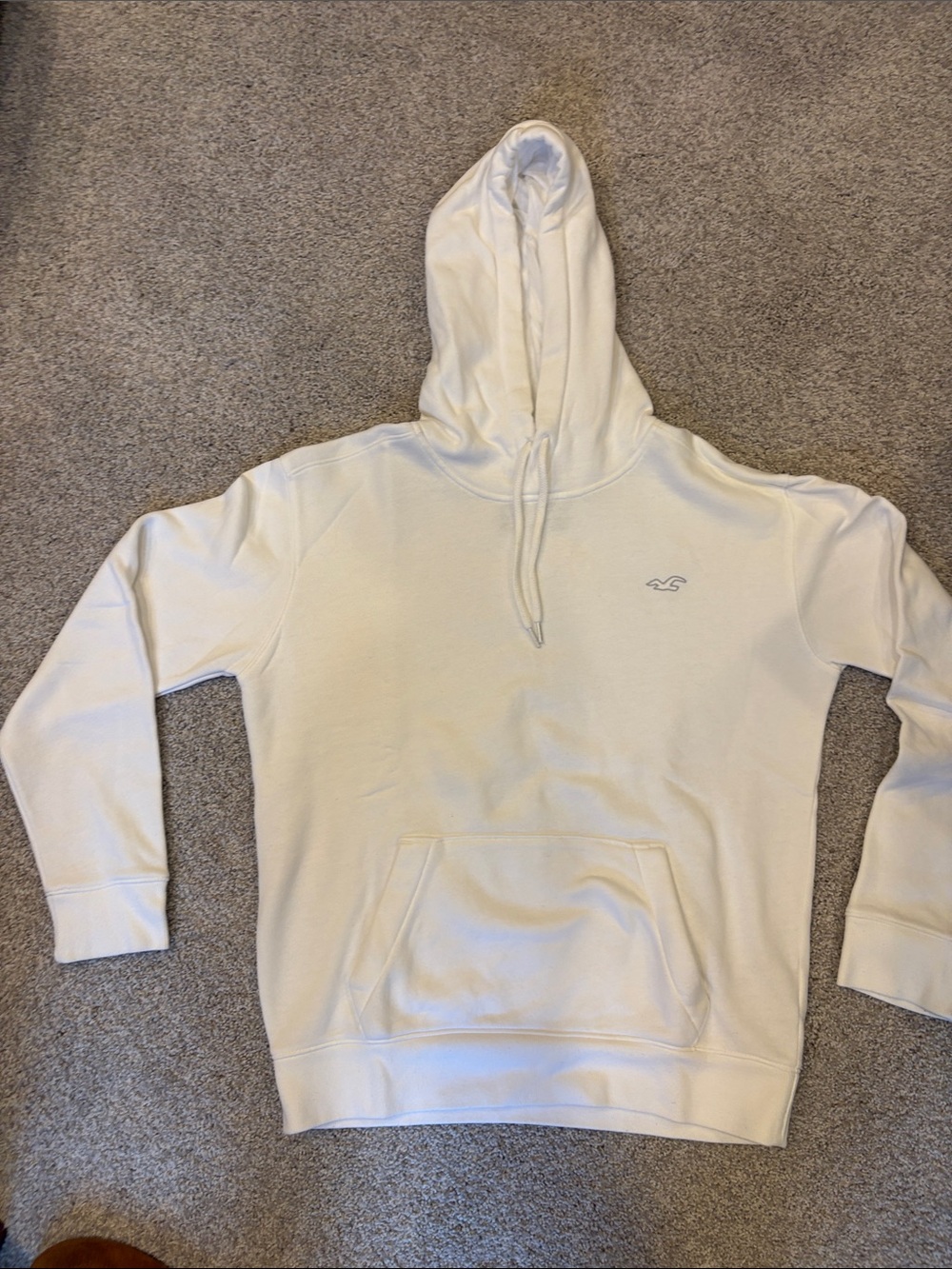 Hollister California White Pullover Hoodie Size XS
